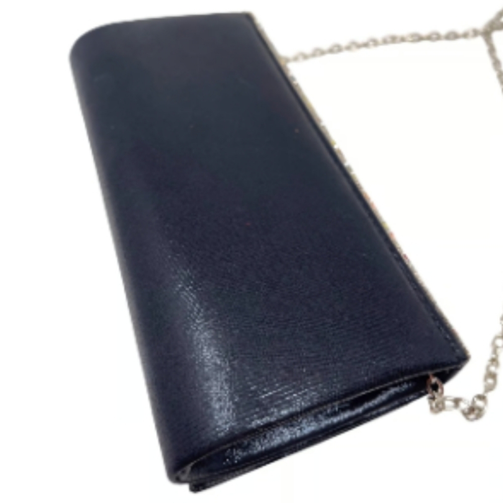 Gunne Sax By Jessica McClintock VTG 80s Gunmetal Evening Shoulder Bag Clutch Y2K - Picture 2 of 9